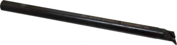 Kennametal - 21.59mm Min Bore Diam, 10" OAL, 5/8" Shank Diam, A-SVQB Indexable Boring Bar - VB.. Insert, Screw Holding Method - Apex Tool & Supply