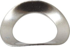 Made in USA - #10 Screw, 0.195" ID x 0.307" OD, Grade 300 Stainless Steel Single Wave Washer - 0.01" Thick, 0.053" Overall Height, 0.008" Deflection - Apex Tool & Supply