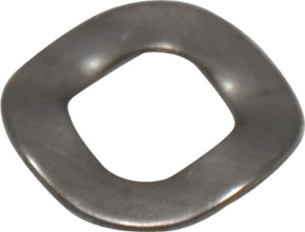 Made in USA - #10 Screw, 0.203" ID x 0.368" OD, Grade 17-7 PH-A Stainless Steel Triple Wave Washer - 0.016" Thick, 0.045" Overall Height, 0.003" Deflection - Apex Tool & Supply