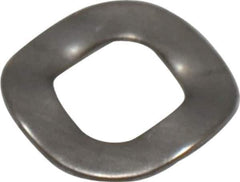 Made in USA - #10 Screw, 0.203" ID x 0.368" OD, Grade 17-7 PH-A Stainless Steel Triple Wave Washer - 0.016" Thick, 0.045" Overall Height, 0.003" Deflection - Apex Tool & Supply