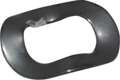 Made in USA - #10 Screw, 0.221" ID x 0.375" OD, Grade 1074-1095 Spring Steel Triple Wave Washer - 0.012" Thick, 0.047" Overall Height, 0.005" Deflection - Apex Tool & Supply