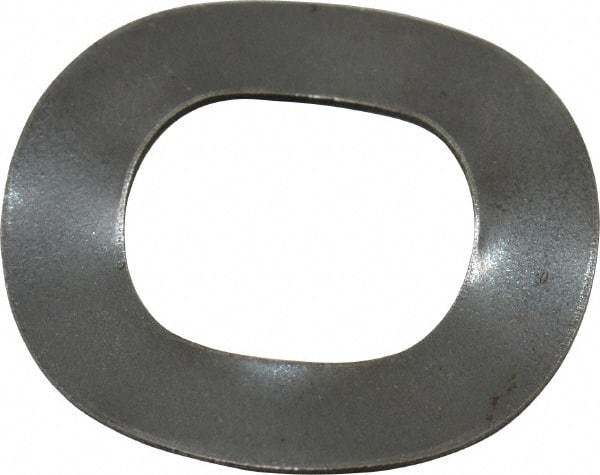 Made in USA - 7/16" Screw, 0.474" ID x 0.815" OD, Grade 1074-1095 Spring Steel Triple Wave Washer - 0.02" Thick, 0.07" Overall Height, 0.014" Deflection, 88.22 Lb at Deflection - Apex Tool & Supply