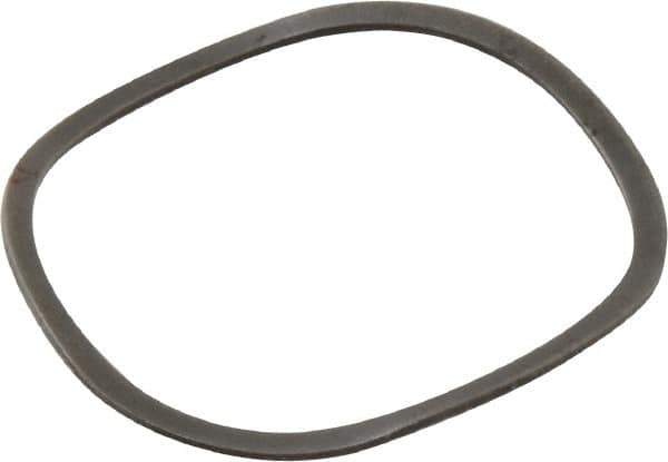 Made in USA - 1" Screw, 1.098" ID x 1.224" OD, Grade 1074-1095 Spring Steel Triple Wave Washer - 0.025" Thick, 0.107" Overall Height, 0.037" Deflection, 29.09 Lb at Deflection - Apex Tool & Supply