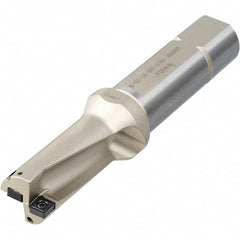 Iscar - 75mm Max Drill Depth, 3xD, 25mm Diam, Indexable Insert Drill - 2 Inserts, 32mm Shank Diam, Whistle Notch Shank - Apex Tool & Supply