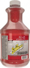 Sqwincher - 64 oz Bottle Fruit Punch Activity Drink - Liquid Concentrate, Yields 5 Gal - Apex Tool & Supply