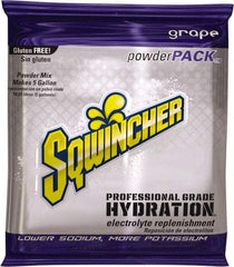 Sqwincher - 47.66 oz Pack Grape Activity Drink - Powdered, Yields 5 Gal - Apex Tool & Supply
