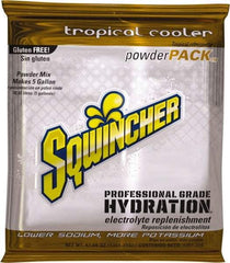 Sqwincher - 47.66 oz Pack Tropical Cooler Activity Drink - Powdered, Yields 5 Gal - Apex Tool & Supply
