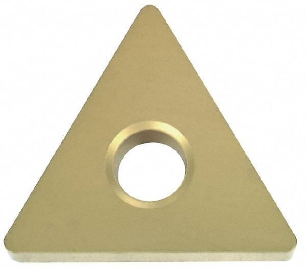 Sumitomo - 3NU-TNGA331 Grade BN250 PCBN Turning Insert - Uncoated, 60° Triangle, 3/8" Inscr Circle, 3/16" Thick, 1/64" Corner Radius - Apex Tool & Supply