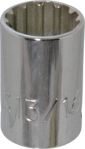 Proto - 1/2" Drive, 13/16" Socket, Spline Socket - 12 Points, 1-9/16" OAL - Apex Tool & Supply