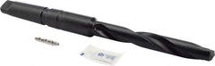 Allied Machine and Engineering - Series 1.5, 15/16" Max Diam, 4MT Taper Shank, Helical Flute Spade Drill - 6-1/2" Max Depth, 9-47/64" Body Length, 14-5/32" OAL, Extended Length, Through Coolant - Apex Tool & Supply