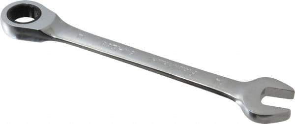 Blackhawk by Proto - 14mm 12 Point Combination Wrench - 15° Head Angle, 7-3/32" OAL, Steel, Chrome Finish - Apex Tool & Supply