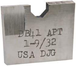 APT - 1-9/32 Inch Diameter, 3/16 Inch Thick, High Speed Steel Auxiliary Pilot Blade - Series D - Apex Tool & Supply