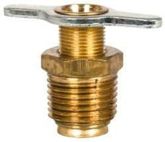 Eaton - Steel External Seat Drain Cock & Shutoff Valve - 1/2 Thread, 150 Max psi - Apex Tool & Supply