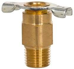 Eaton - Steel Internal Seat Drain Cock & Shutoff Valve - 1/4 Thread, 150 Max psi - Apex Tool & Supply