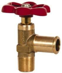Eaton - 5/8" Pipe, Steel Shutoff Drain Cock & Shutoff Valve - 3/8 Thread, 150 Max psi - Apex Tool & Supply