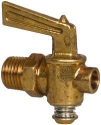Eaton - Steel Ground Plug Drain Drain Cock & Shutoff Valve - 1/4 Thread, 30 Max psi - Apex Tool & Supply