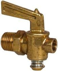 Eaton - Steel Ground Plug Drain Drain Cock & Shutoff Valve - 1/4 Thread, 30 Max psi - Apex Tool & Supply