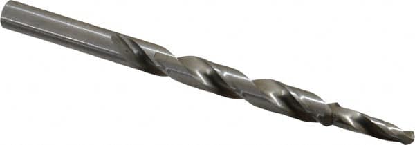 Made in USA - 21/64" Body, 0.218" Step Diam, Straight Shank, High Speed Steel Subland Step Drill Bit - Apex Tool & Supply