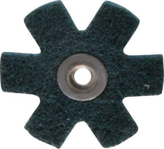3M - 2" Diam Nonwoven Sanding Star - Very Fine Grade, Eyelet, 24,000 RPM - Apex Tool & Supply