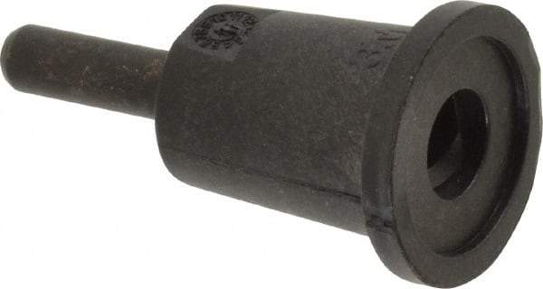 3M - 1" Diam Quick-Change Type R Disc Backing Pad - 1/4" Shank Diam, Hard Density, 25,000 RPM, Roloc Compatible - Apex Tool & Supply