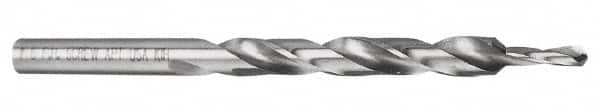 Made in USA - 82° Point, Bright Finish, High Speed Steel Step Drill Bit Set - Apex Tool & Supply