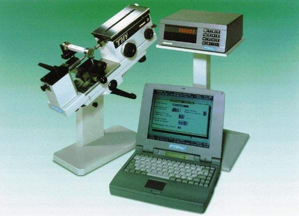 Fowler - 8mm Electronic Gage Amplifier Indicator Clamp - For Use with Holding Dial Indicators - Apex Tool & Supply