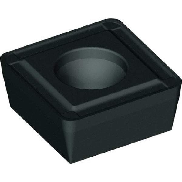 Kennametal - SPPX120408 RHP Grade KCU40 Carbide Indexable Drill Insert - TiN/TiAlN Finish, Square, 1/2" Inscribed Circle - Apex Tool & Supply