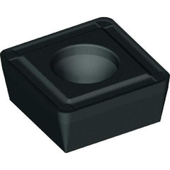 Kennametal - SPPX120408 RHP Grade KCU40 Carbide Indexable Drill Insert - TiN/TiAlN Finish, Square, 1/2" Inscribed Circle - Apex Tool & Supply