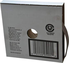 3M - 1" x 50 Yd 220 Grit Aluminum Oxide Cloth Roll - Very Fine Grade, J Weighted Backing - Apex Tool & Supply
