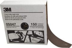 3M - 2" x 50 Yd 150 Grit Aluminum Oxide Cloth Roll - Very Fine Grade, J Weighted Backing - Apex Tool & Supply