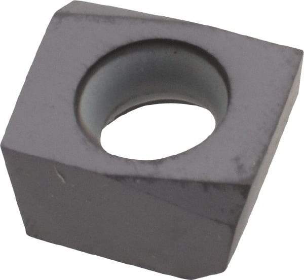 Kennametal - MDHX1004 GD Grade KC520M Carbide Milling Insert - TiAlN Finish, 0.187" Thick, 1/2" Inscribed Circle - Apex Tool & Supply
