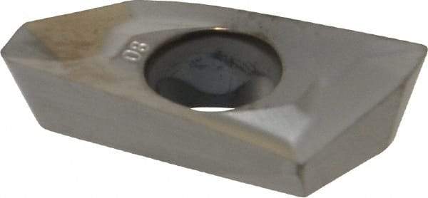 Kennametal - EC1808 LD Grade KC410M Carbide Milling Insert - TiB2 Finish, 0.217" Thick, 0.8mm Corner Radius - Apex Tool & Supply