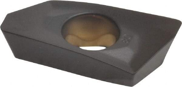 Kennametal - EP1808 GD Grade KCPK30 Carbide Milling Insert - TiN/TiCN/Al2O3 Finish, 0.217" Thick, 0.8mm Corner Radius - Apex Tool & Supply