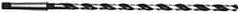 Interstate - 29/32", 3MT 118° Point High Speed Steel Taper Shank Drill Bit - Oxide Finish, 10" Flute Length, 15" OAL, Spiral Flute, Series 502 - Apex Tool & Supply
