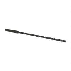 Interstate - 9/32", 1MT 118° Point High Speed Steel Taper Shank Drill Bit - Oxide Finish, 8" Flute Length, 12" OAL, Spiral Flute, Series 502 - Apex Tool & Supply
