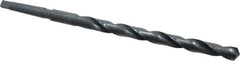 Interstate - 51/64", 2MT 118° Point High Speed Steel Taper Shank Drill Bit - Oxide Finish, 10" Flute Length, 15" OAL, Spiral Flute - Apex Tool & Supply