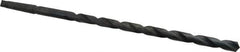 Interstate - 21/32", 2MT 118° Point High Speed Steel Taper Shank Drill Bit - Oxide Finish, 12" Flute Length, 18" OAL, Spiral Flute - Apex Tool & Supply