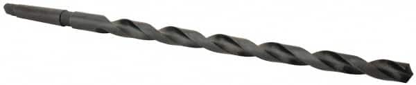 Interstate - 47/64", 2MT 118° Point High Speed Steel Taper Shank Drill Bit - Apex Tool & Supply