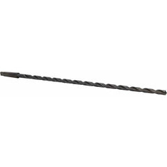 Interstate - 1/2", 2MT 118° Point High Speed Steel Taper Shank Drill Bit - Apex Tool & Supply