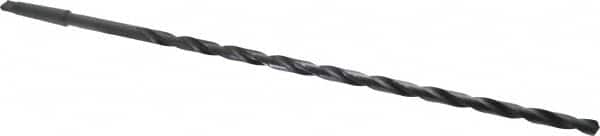 Interstate - 9/16", 2MT 118° Point High Speed Steel Taper Shank Drill Bit - Apex Tool & Supply
