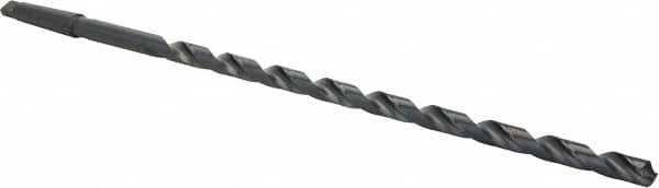 Interstate - 5/8", 2MT 118° Point High Speed Steel Taper Shank Drill Bit - Apex Tool & Supply