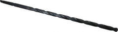 Interstate - 23/32", 2MT 118° Point High Speed Steel Taper Shank Drill Bit - Oxide Finish, 17" Flute Length, 24" OAL, Spiral Flute, Series 502 - Apex Tool & Supply