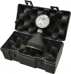 SPI - 1 to 2", 90 to 127° Included Angle, Internal Chamfer Gage - White Hardened Tool Steel (Plunger), 3 Blade & Conical Plunger, 0.002" Accuracy, 0.001" Graduation - Apex Tool & Supply