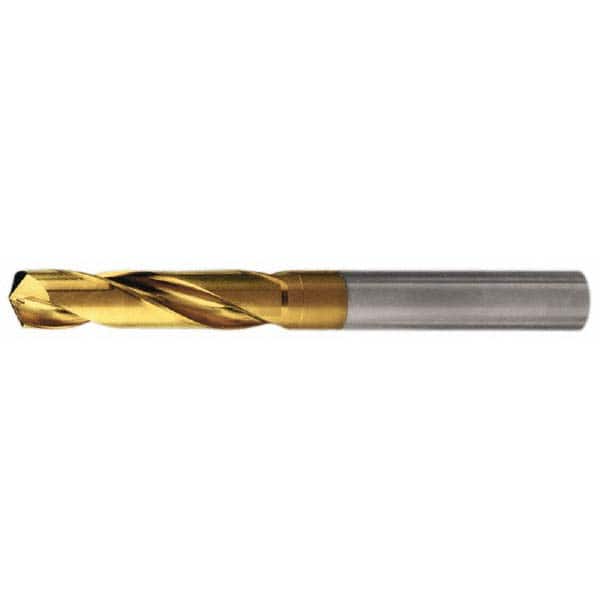 Walter-Titex - 0.5709" 140° Spiral Flute Solid Carbide Screw Machine Drill Bit - Apex Tool & Supply