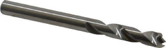 M.A. Ford - 3/16" Spiral Flute Solid Carbide Screw Machine Drill Bit - Bright Finish, Right Hand Cut, 15/16" Flute Length, 2-3/16" OAL, Standard Point, Straight Shank - Apex Tool & Supply