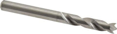 M.A. Ford - 7/32" Spiral Flute Solid Carbide Screw Machine Drill Bit - Bright Finish, Right Hand Cut, 1-1/16" Flute Length, 2-3/8" OAL, Standard Point, Straight Shank - Apex Tool & Supply