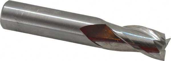 M.A. Ford - 5/8" Diam, 1-1/4" LOC, 5/8" Shank Diam, 3-1/2" OAL, 3 Flute Solid Carbide Square End Mill - Apex Tool & Supply