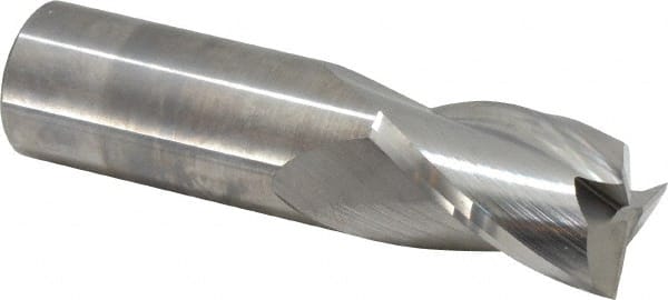 M.A. Ford - 1" Diam, 1-1/2" LOC, 1" Shank Diam, 4" OAL, 3 Flute Solid Carbide Square End Mill - Apex Tool & Supply