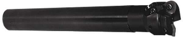 Tungaloy - 1-1/2" Cut Diam, 0.06" Max Depth, 1-1/4" Shank Diam, Weldon Shank Indexable High-Feed End Mill - Screw & Clamp Holding Method, WPM. 06X4.. Insert, EXP Toolholder - Apex Tool & Supply