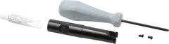 Tungaloy - 3/4" Cut Diam, 0.06" Max Depth, 3/4" Shank Diam, Weldon Shank Indexable High-Feed End Mill - Screw Holding Method, WPM. 05H3.. Insert, EXP Toolholder - Apex Tool & Supply